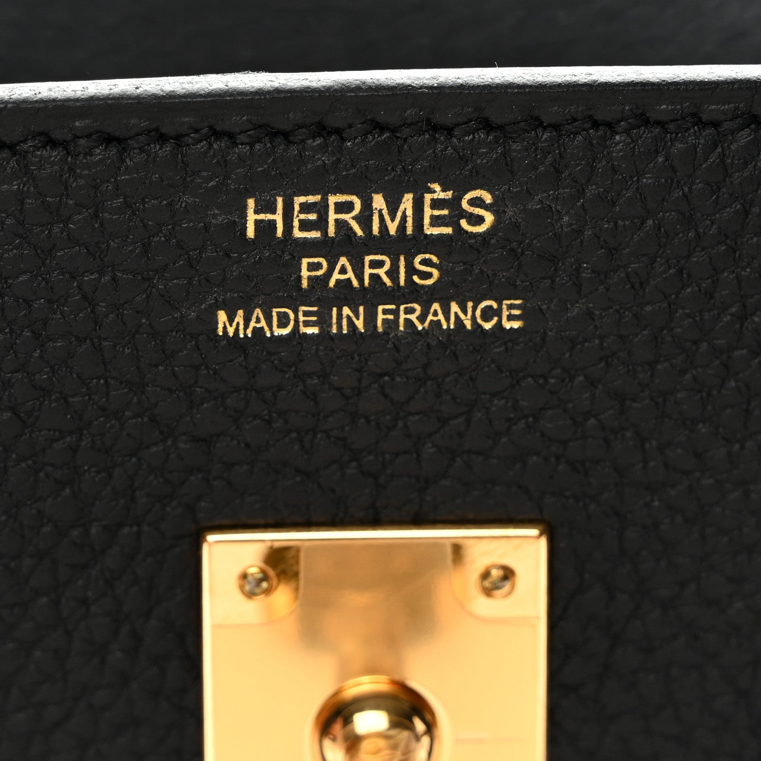 Hermes Togo Birkin 25 Black 6 of 11
