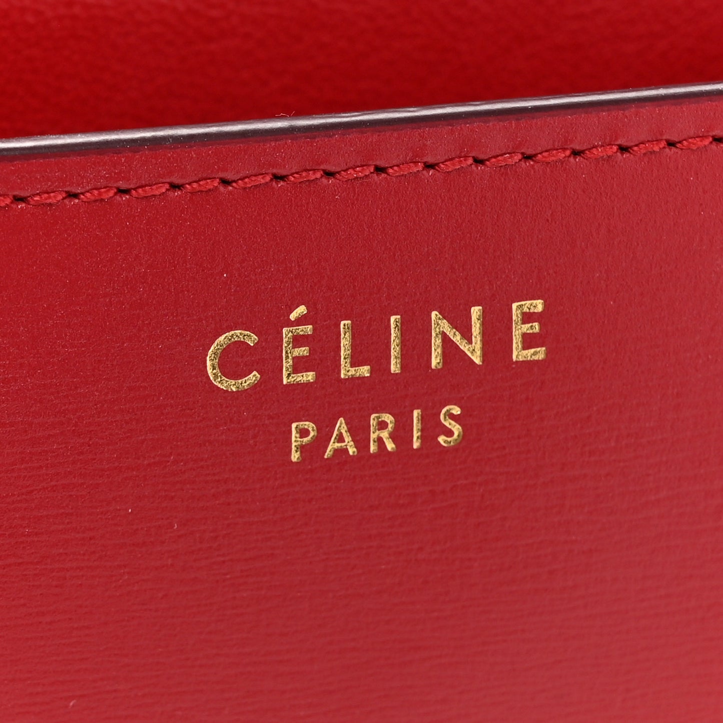 Box Calfskin Medium Classic Box Flap Bag Red