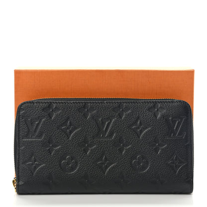 Louis Vuitton Empreinte Zippy Wallet Black 8 of 8