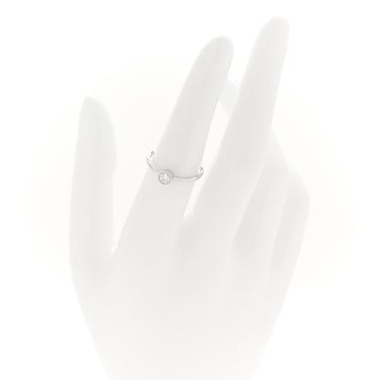 Parker & West by FASHIONPHILE Platinum Diamond .23ctw Bezel Ring 53 6.25 2 of 5