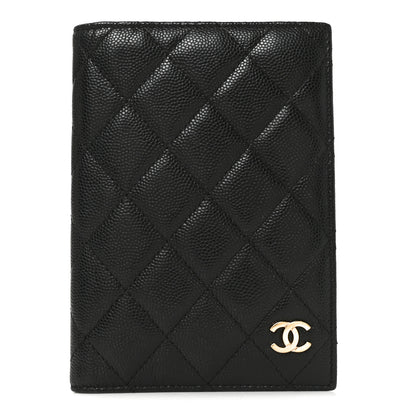 Chanel Caviar Quilted Passport Holder Black 1 of 7