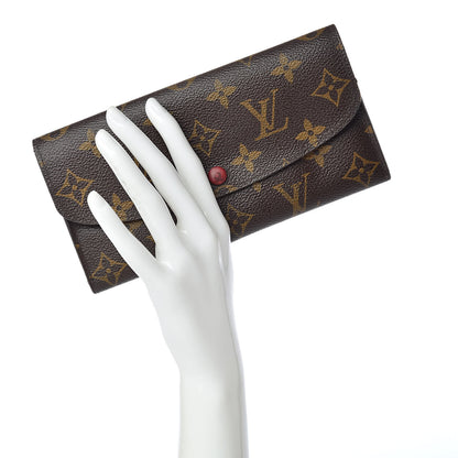 Louis Vuitton Monogram Emilie Wallet Fuchsia 2 of 16