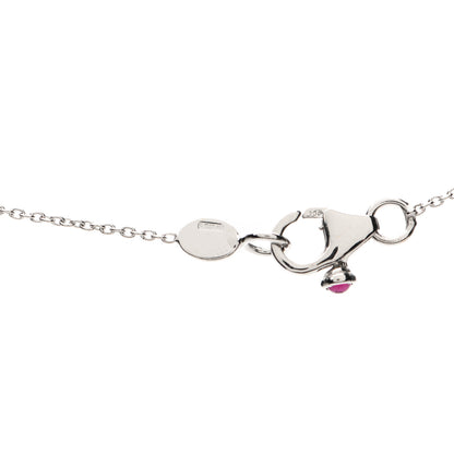 Roberto Coin 18K White Gold Diamond .23ctw Diamonds By The Inch Five Station Necklace 4 of 5