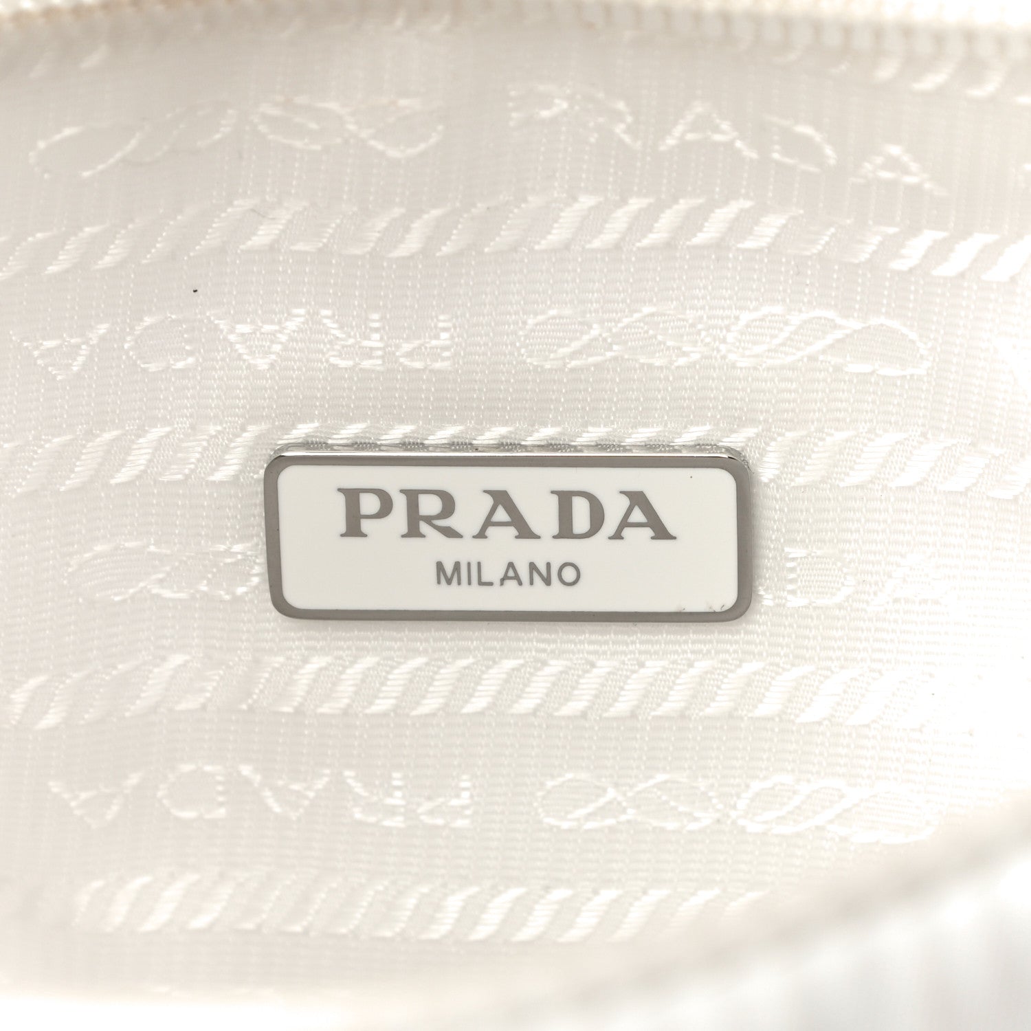 Prada Tessuto Nylon Mini Re-Edition 2000 Bag White 6 of 11