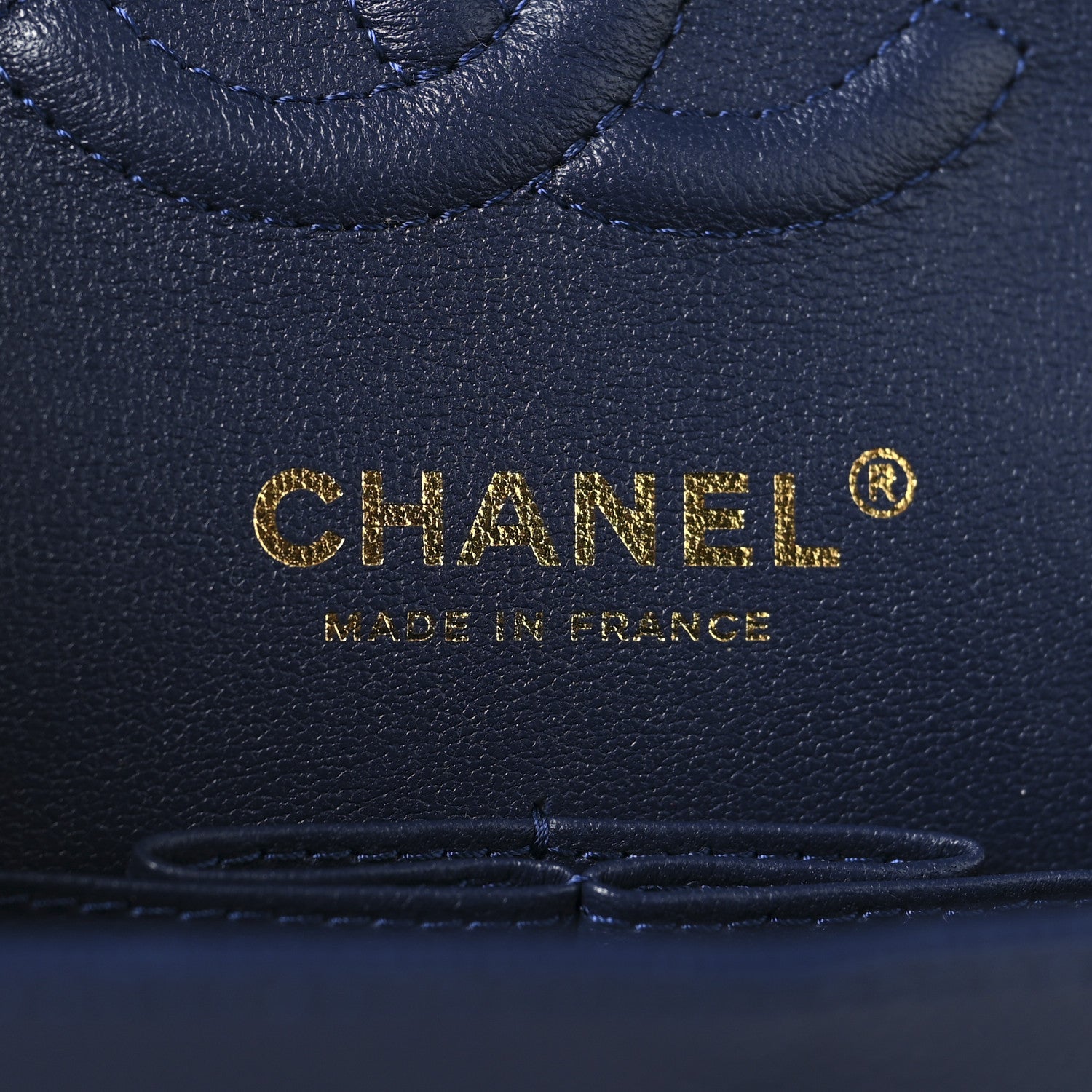 Chanel Caviar Quilted Small Double Flap Navy 6 of 10