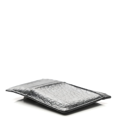 MCM Visetos Lanyard Card Holder Black 4 of 12