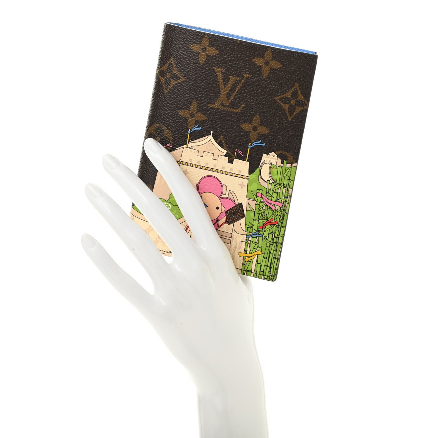 Monogram 2021 Christmas Animation China Passport Cover Myosotis Blue