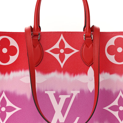 Louis Vuitton Monogram Escale Onthego GM Rouge 7 of 12