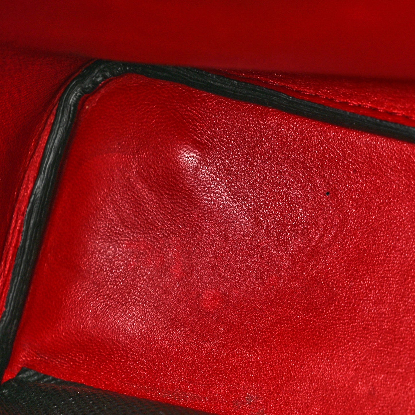 Saffiano Cuir Medium Double Bag Black Fuoco