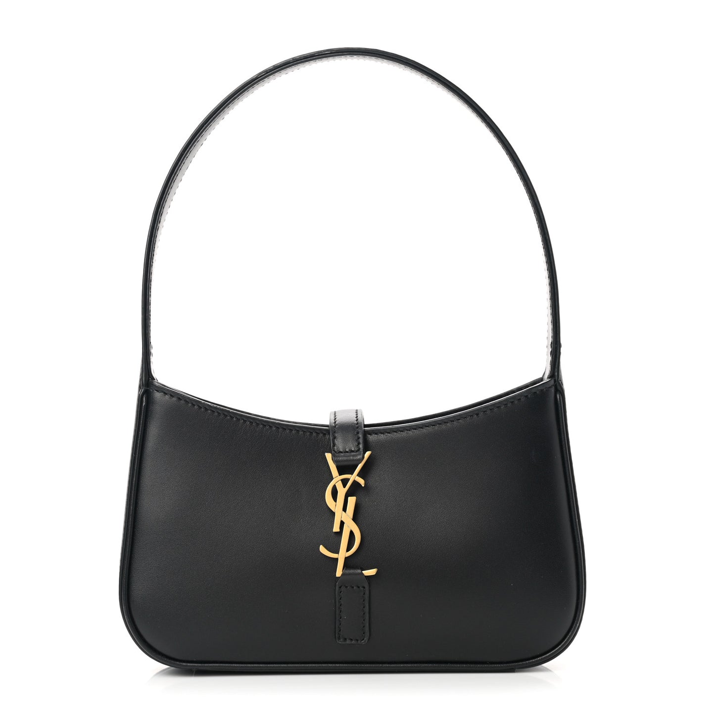 Smooth Calfskin Le 5 A 7 Mini Hobo Black