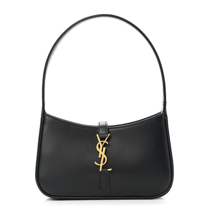 Saint Laurent Smooth Calfskin Le 5 A 7 Mini Hobo Black 1 of 10