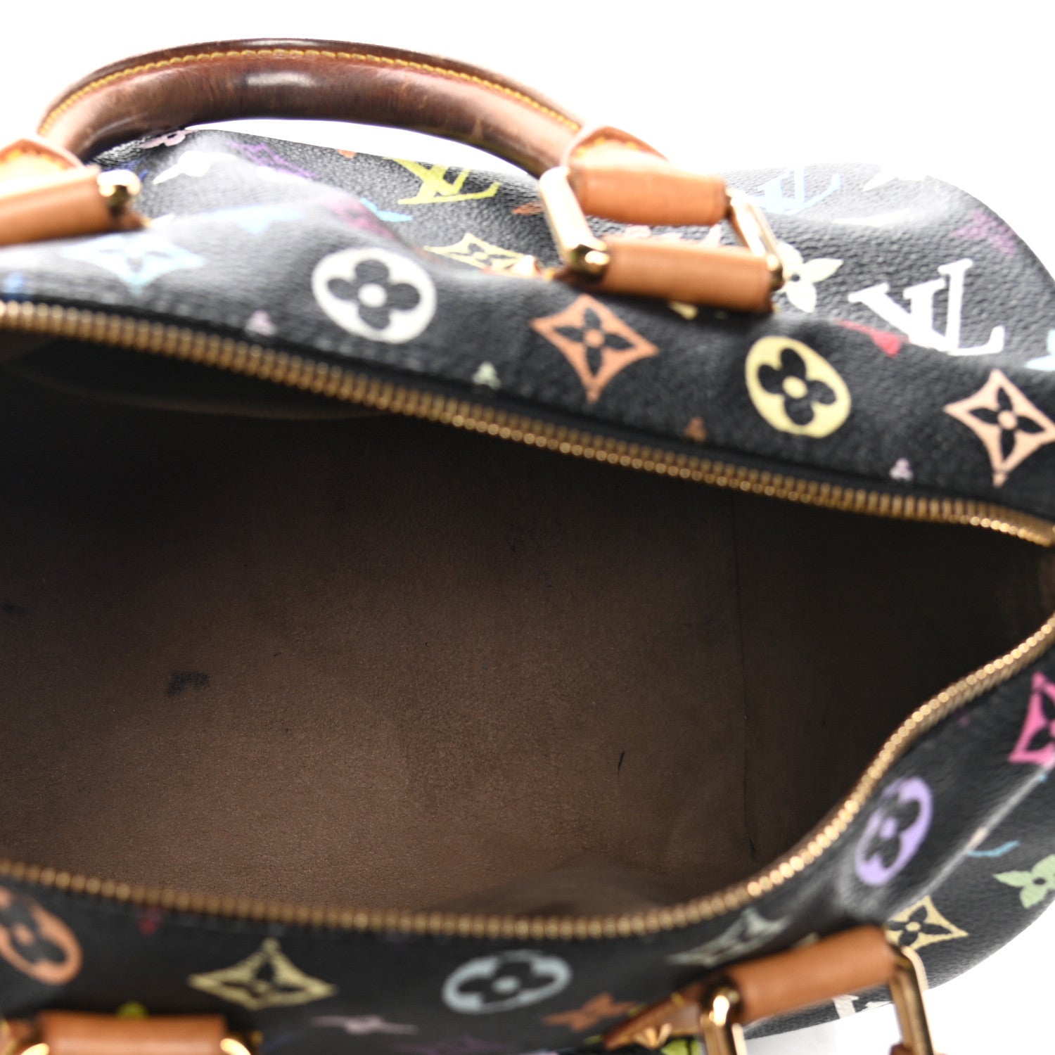 Louis Vuitton Monogram Multicolor Speedy 30 Black 9 of 20