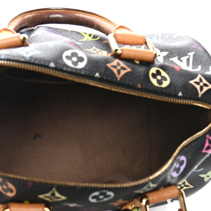 Louis Vuitton Monogram Multicolor Speedy 30 Black 9 of 20