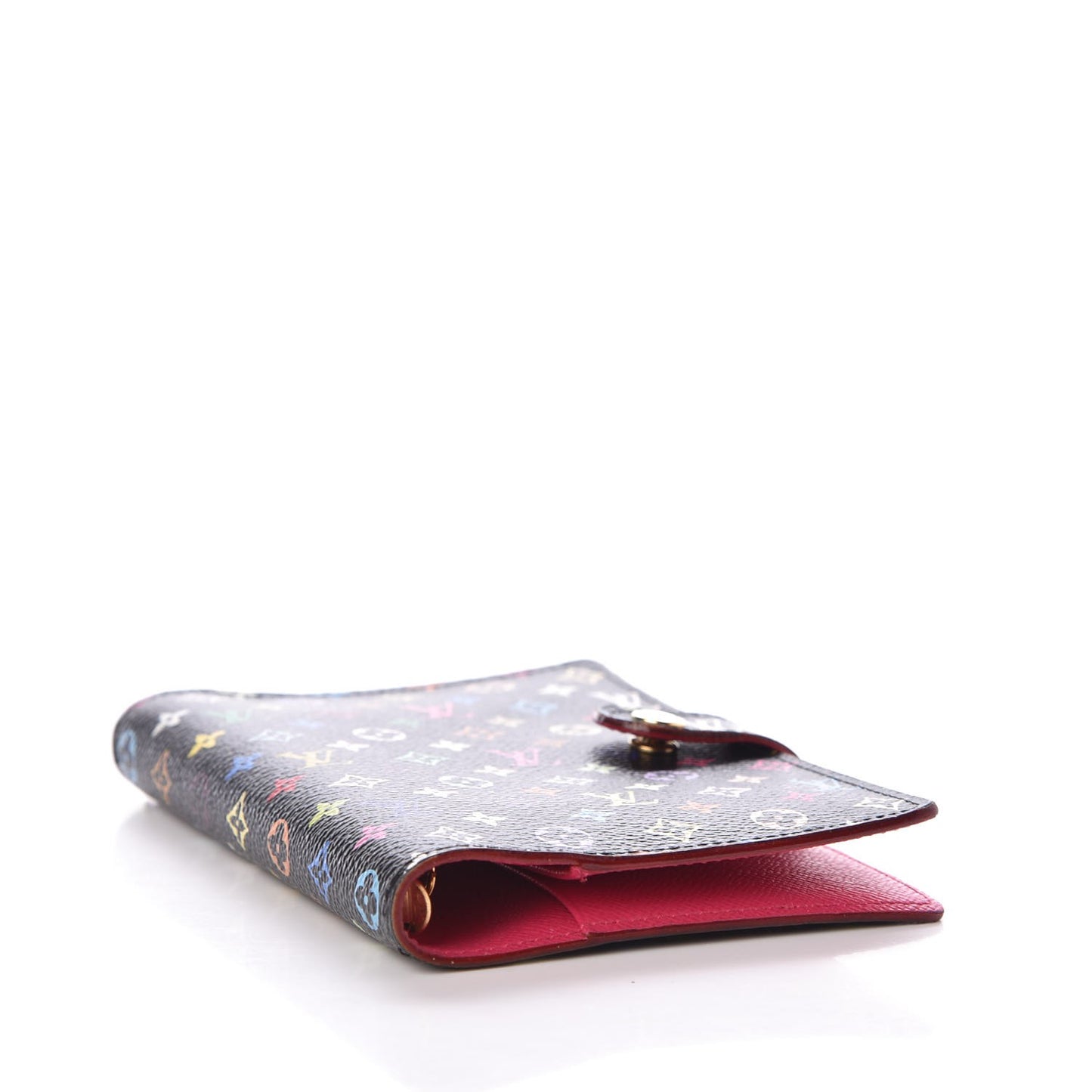 Monogram Multicolor Small Ring Agenda Cover Black Grenade