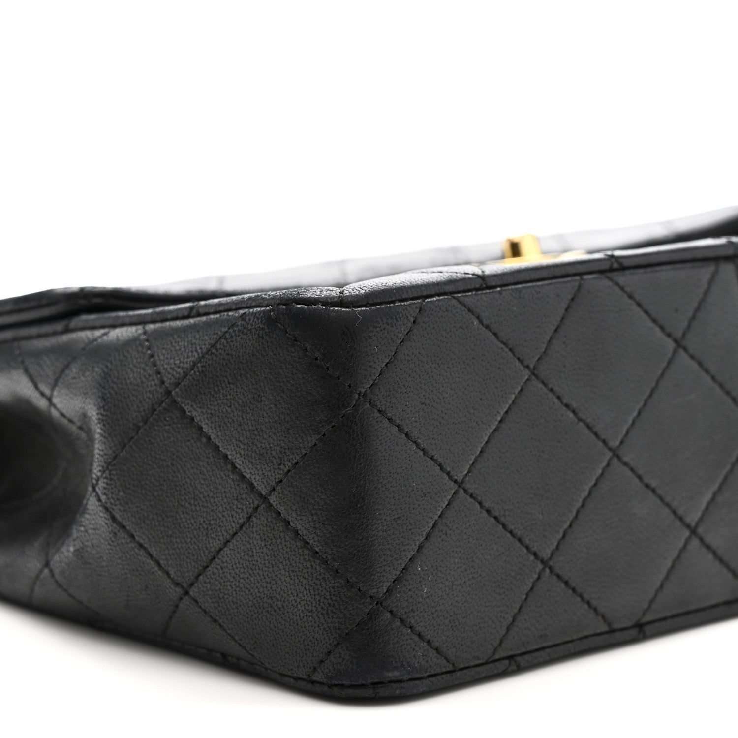 Chanel Lambskin Quilted Small Single Flap Black 10 of 14