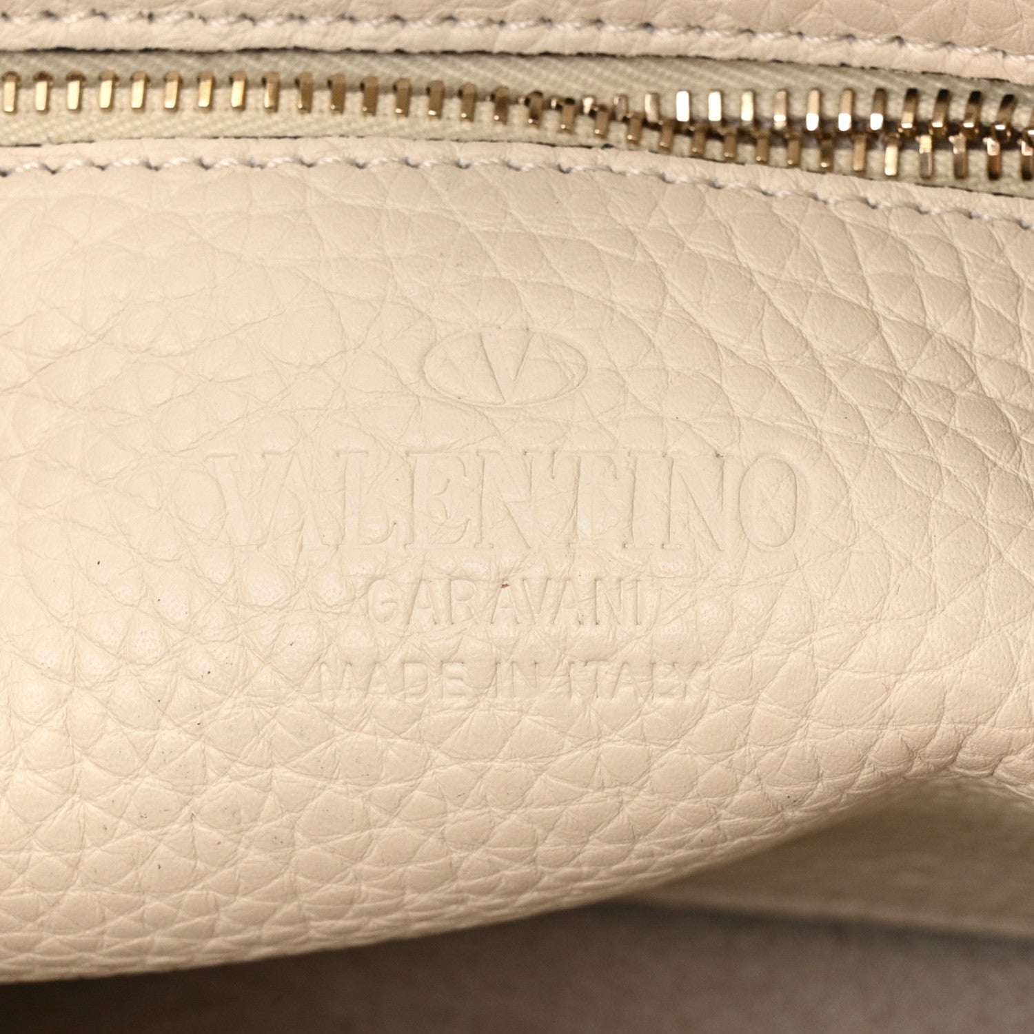Valentino Garavani Pebbled Calfskin Mini Rockstud Flip-Lock Messenger Bag Light Ivory 6 of 10