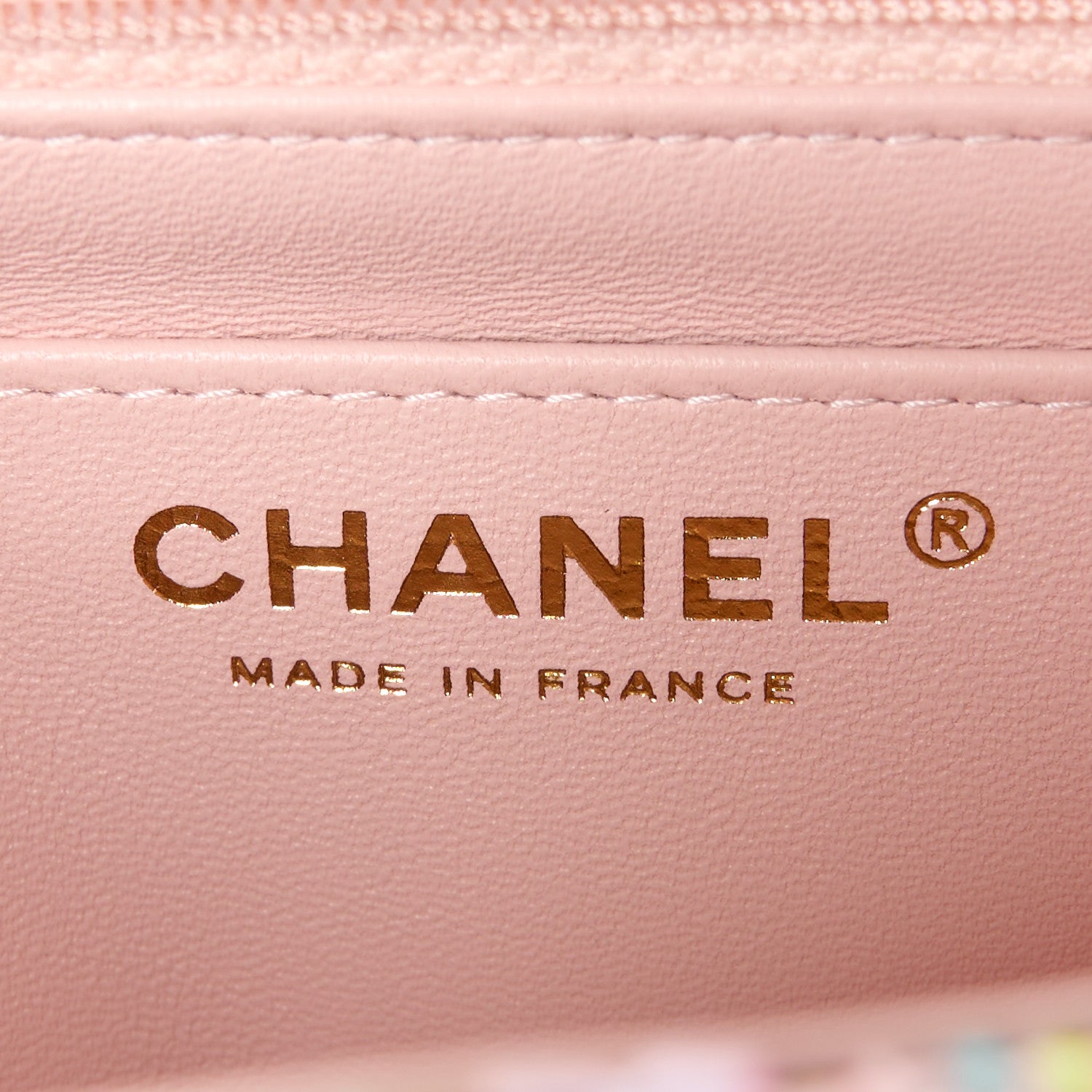 Chanel Tweed Quilted Mini Rectangular Flap Pink Green Orange Purple 6 of 13