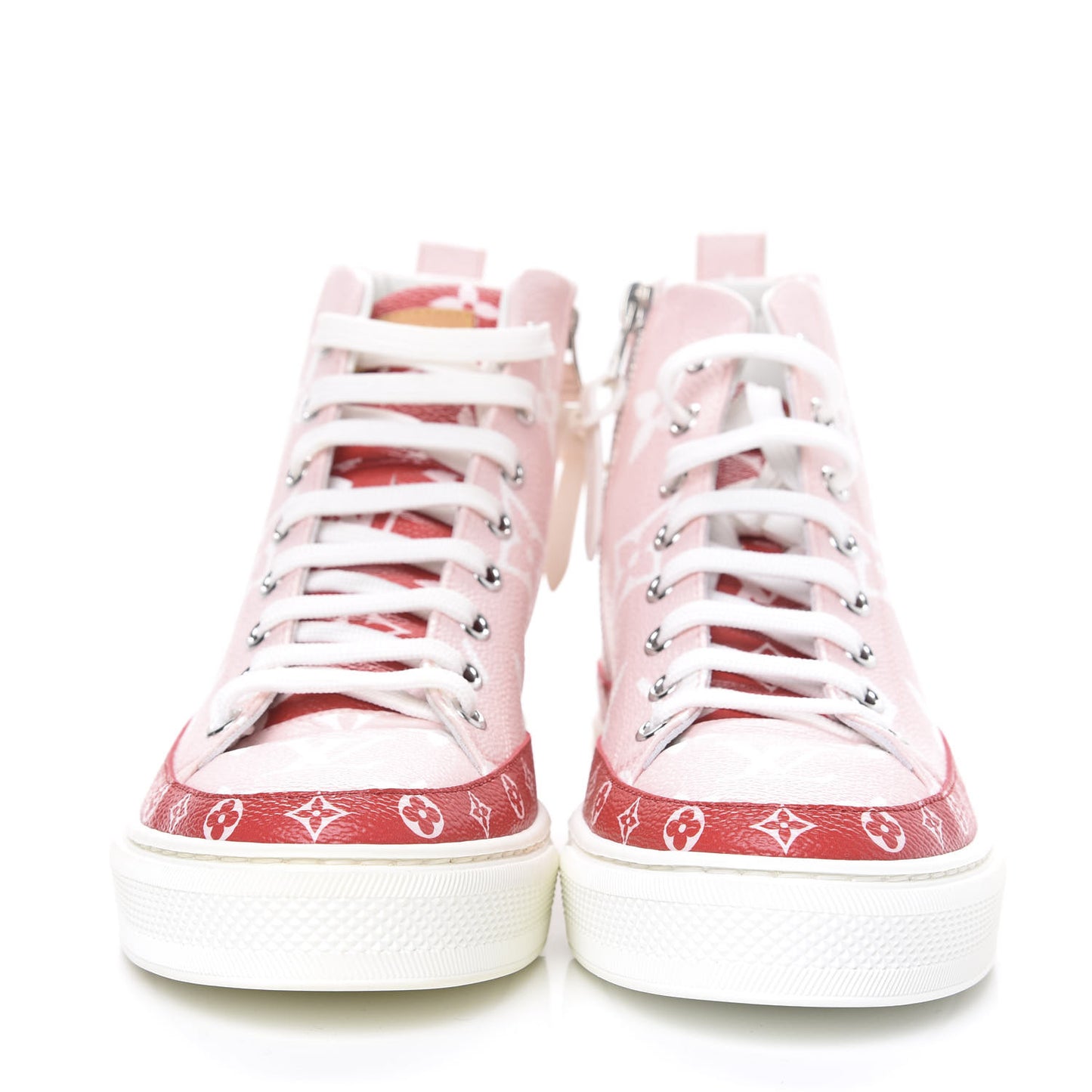 Monogram Giant Stellar Sneaker Boots 37 Rose Rouge