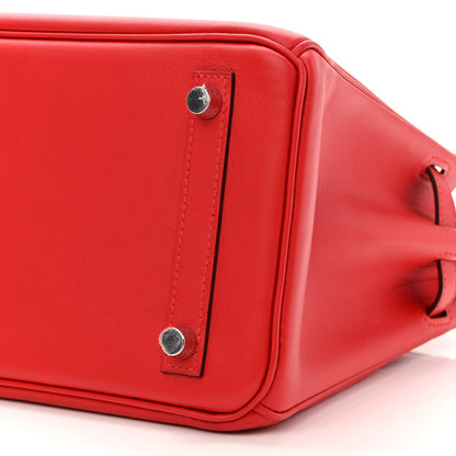 Hermes Swift Birkin 25 Rouge De Coeur 10 of 10