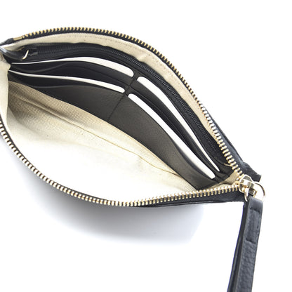 Gucci Pebbled Calfskin Soho Wristlet Black 4 of 8