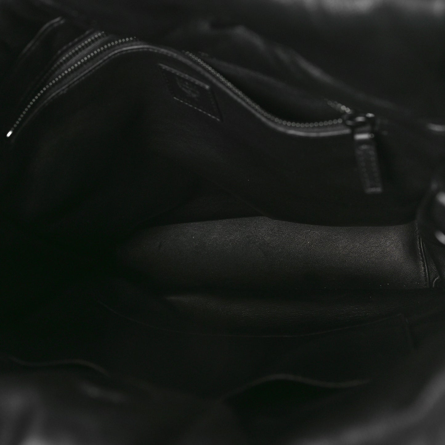 Nappa Cloud Quilted Travia Medium Tote Bag Black