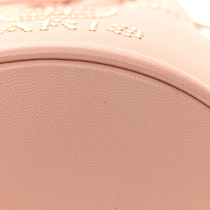 Chanel Caviar Deauville Drawstring Bucket Bag Light Pink 12 of 13