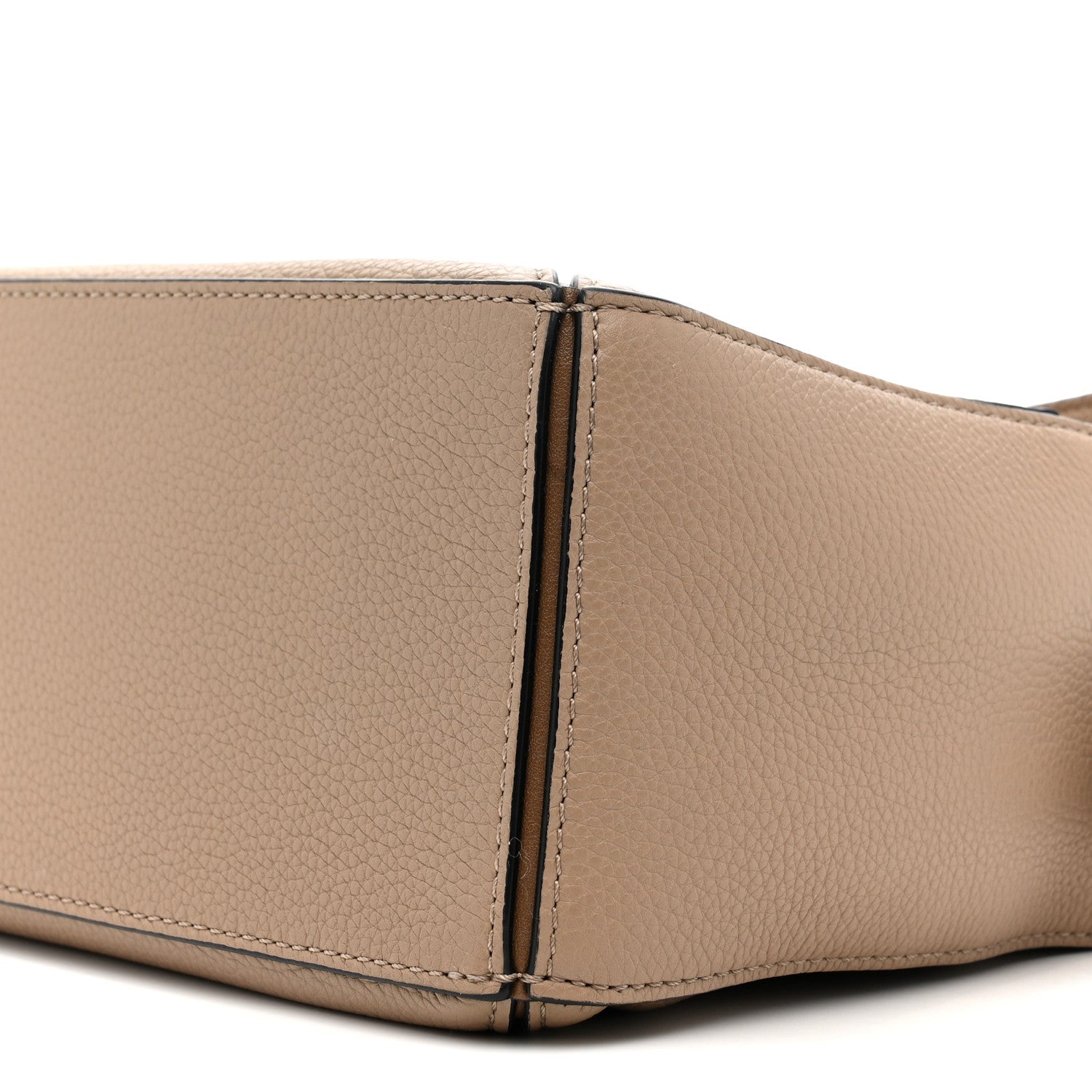 Loewe Grained Calfskin Small Puzzle Bag Sand Mink 1847194