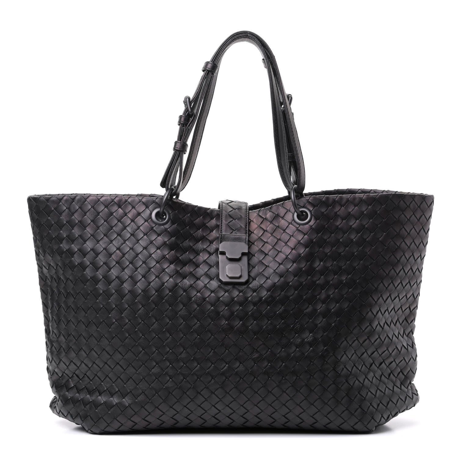 Bottega Veneta Nappa Intrecciato Large Capri Tote Ebano 1 of 5