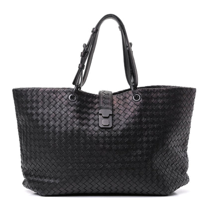 Bottega Veneta Nappa Intrecciato Large Capri Tote Ebano 1 of 5