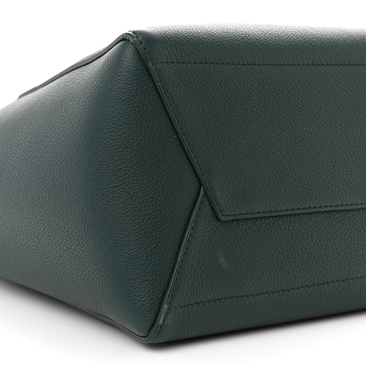 Soft Grained Calfskin Sangle Bucket Bag Amazone