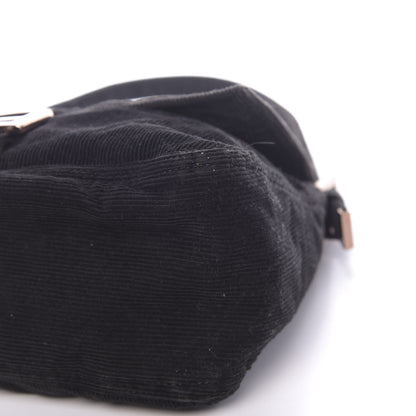 Fendi Corduroy Mama Baguette Black 11 of 12