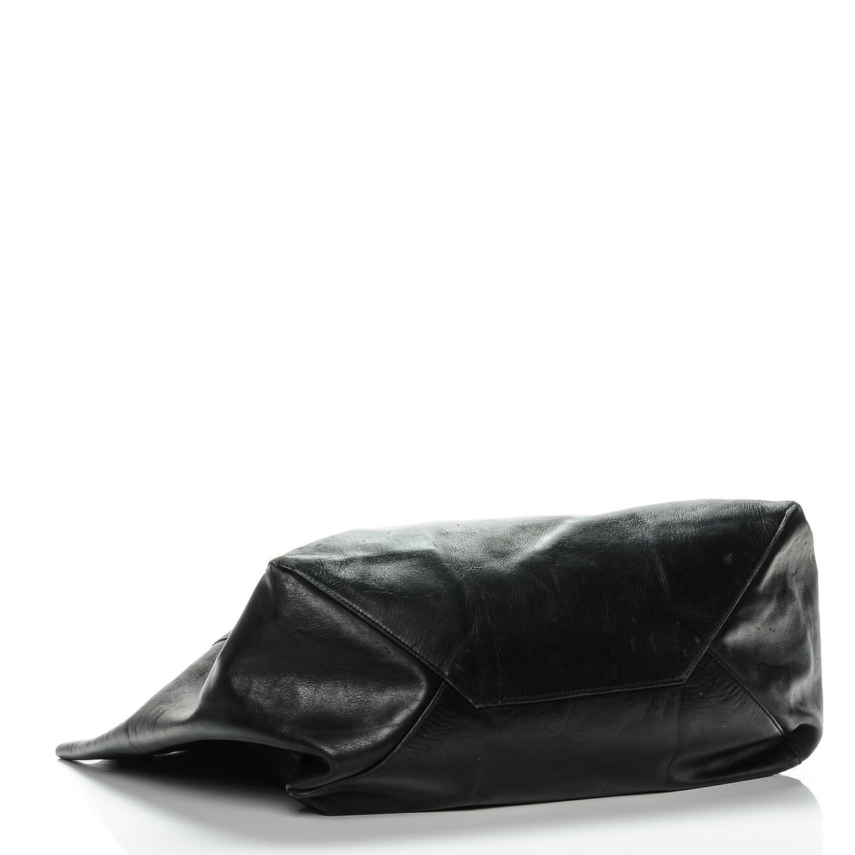 Celine Lambskin Horizontal Cabas Bag Black 4 of 12