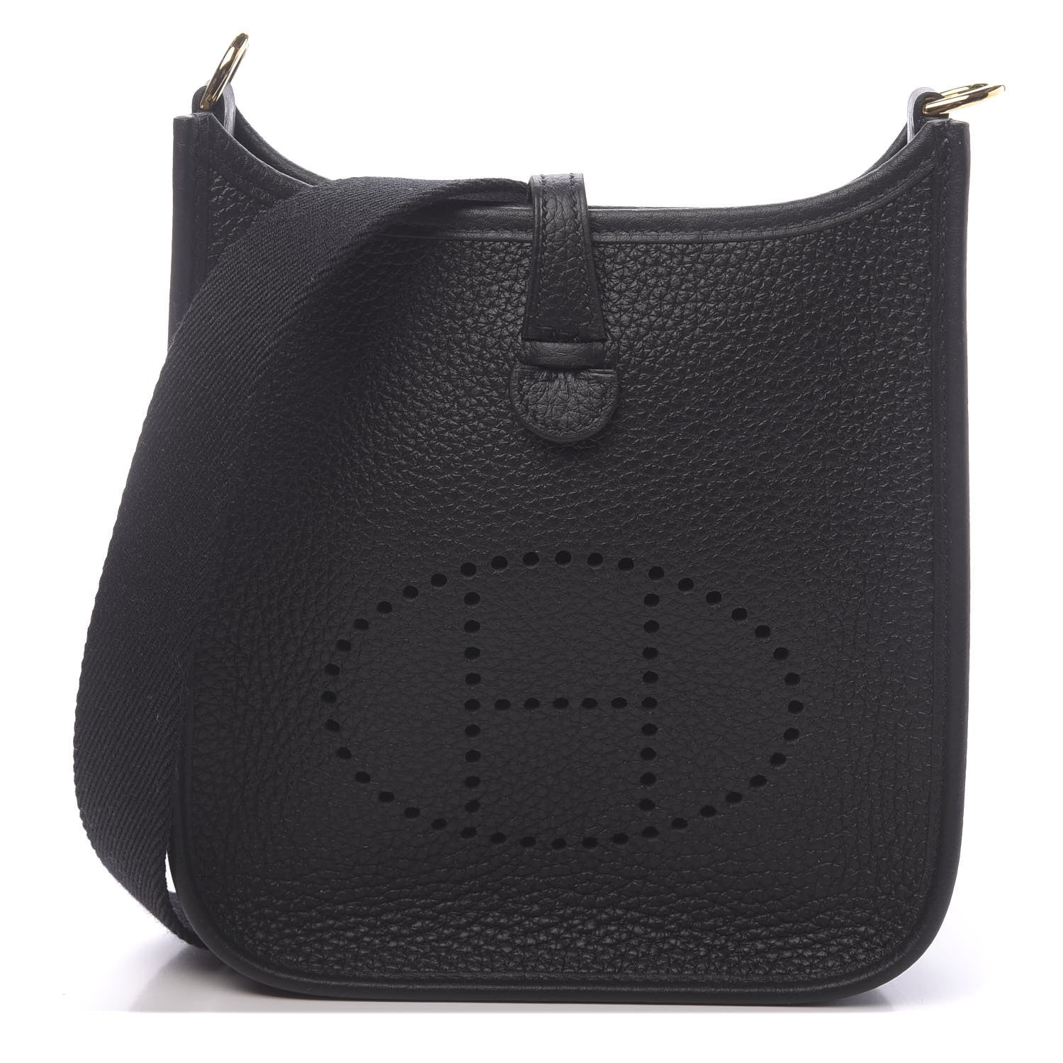 Hermes Taurillon Clemence Evelyne TPM Black 1 of 11