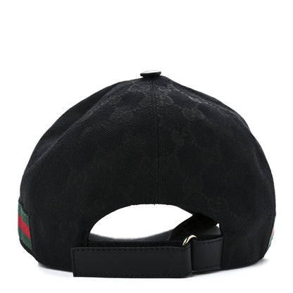 Gucci Monogram Web Baseball Hat M Black 5 of 8