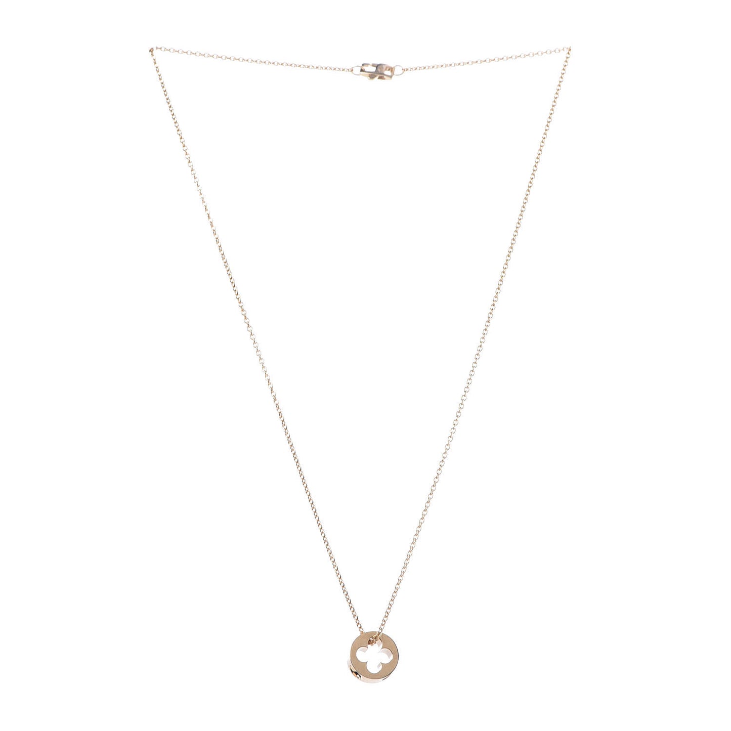 18K Yellow Gold Empreinte Pendant Necklace