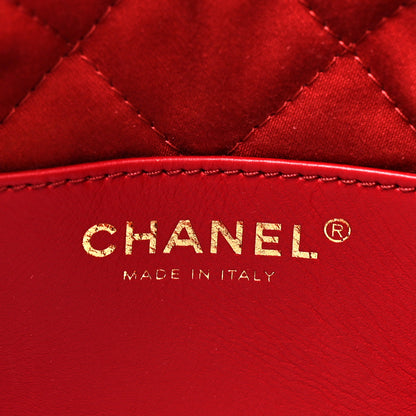 Chanel Shiny Calfskin Quilted Mini Chanel 22 Red 6 of 9