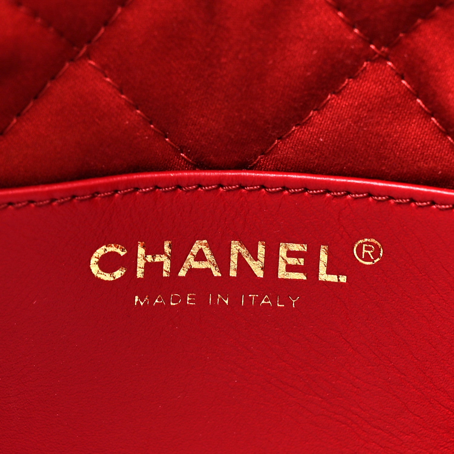 Chanel Shiny Calfskin Quilted Mini Chanel 22 Red 6 of 9