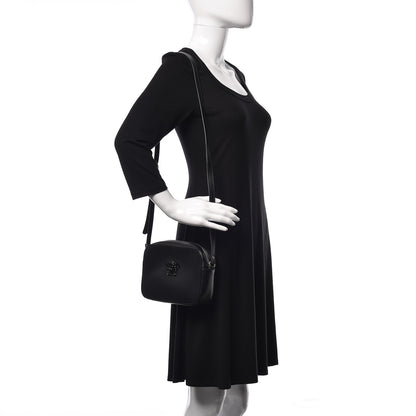 Versace Calfskin Palazzo Camera Bag Black 2 of 8