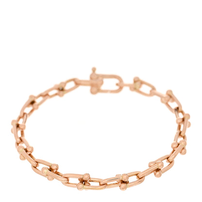 Tiffany 18K Rose Gold Medium HardWear Link Bracelet 1 of 3