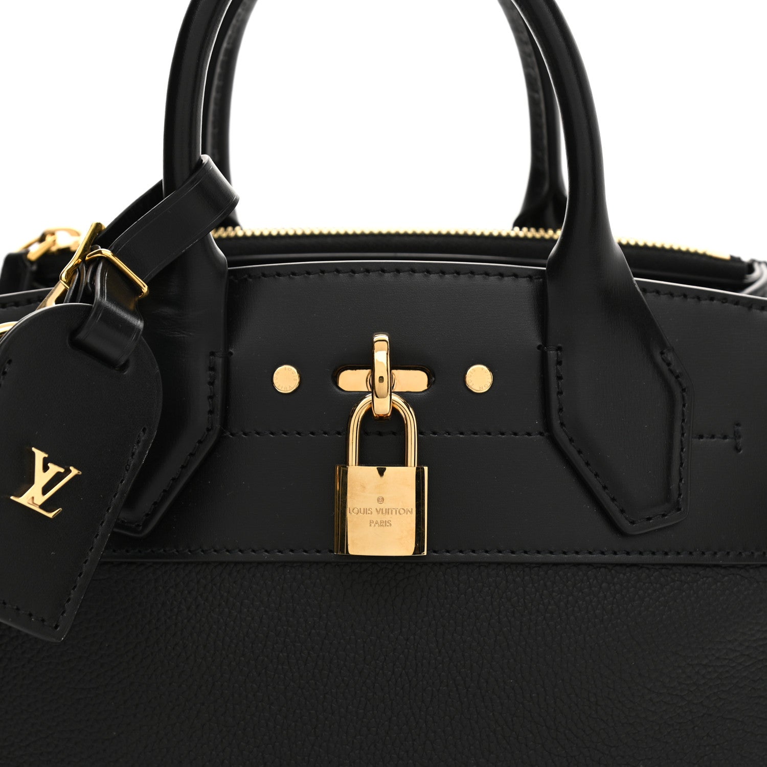 Louis Vuitton Calfskin City Steamer Mini Black 7 of 9