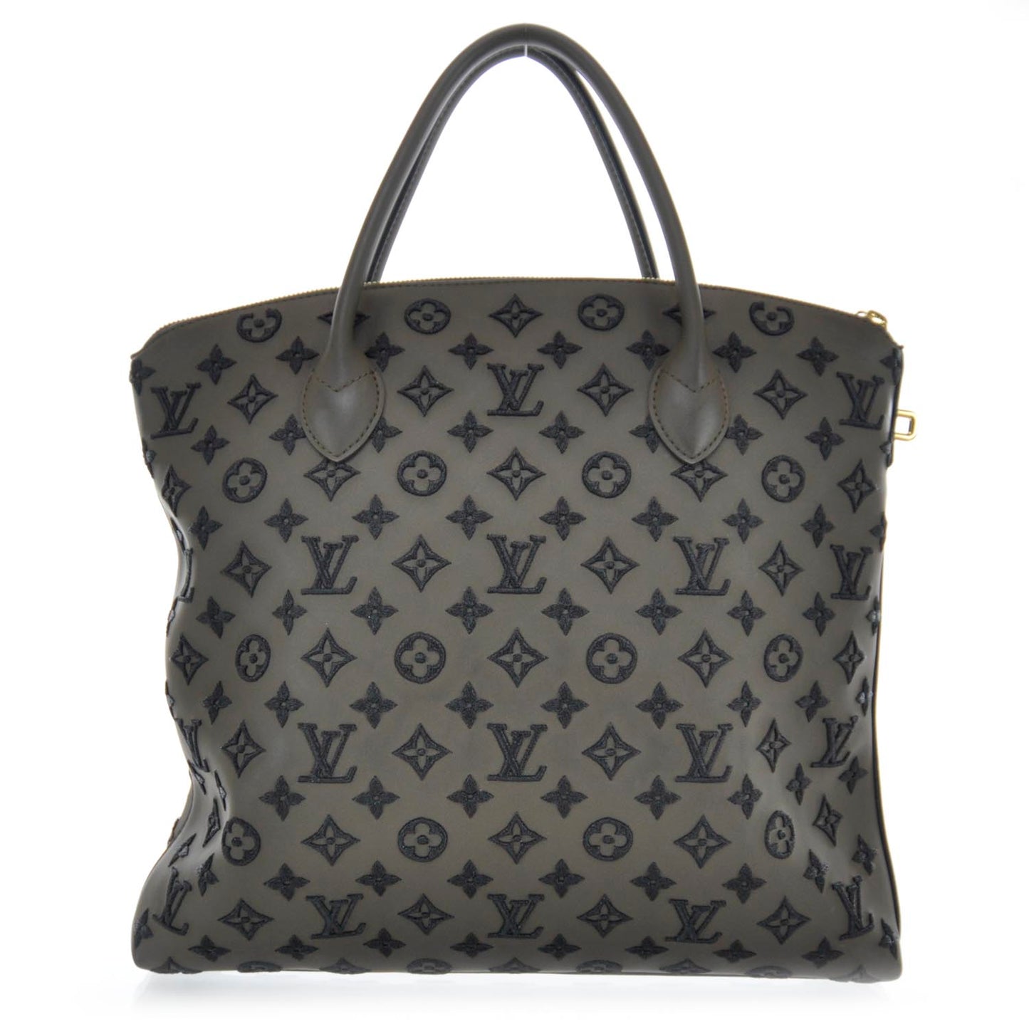 Monogram Addiction Vertical Lockit MM Brown