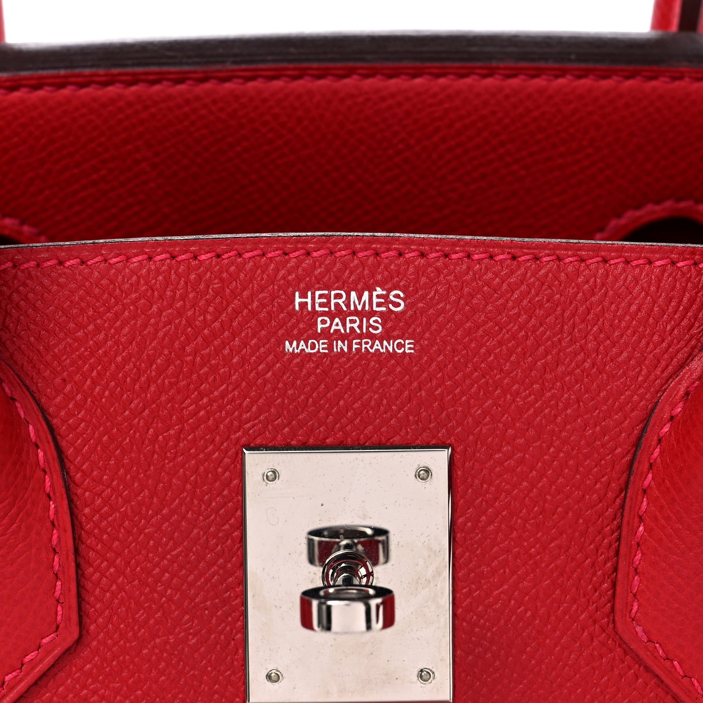 Epsom Birkin 30 Rouge Casaque