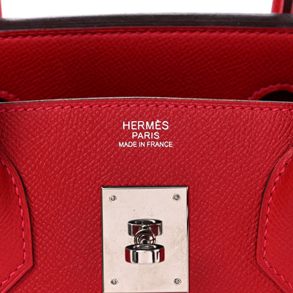 Hermes Epsom Birkin 30 Rouge Casaque 6 of 12