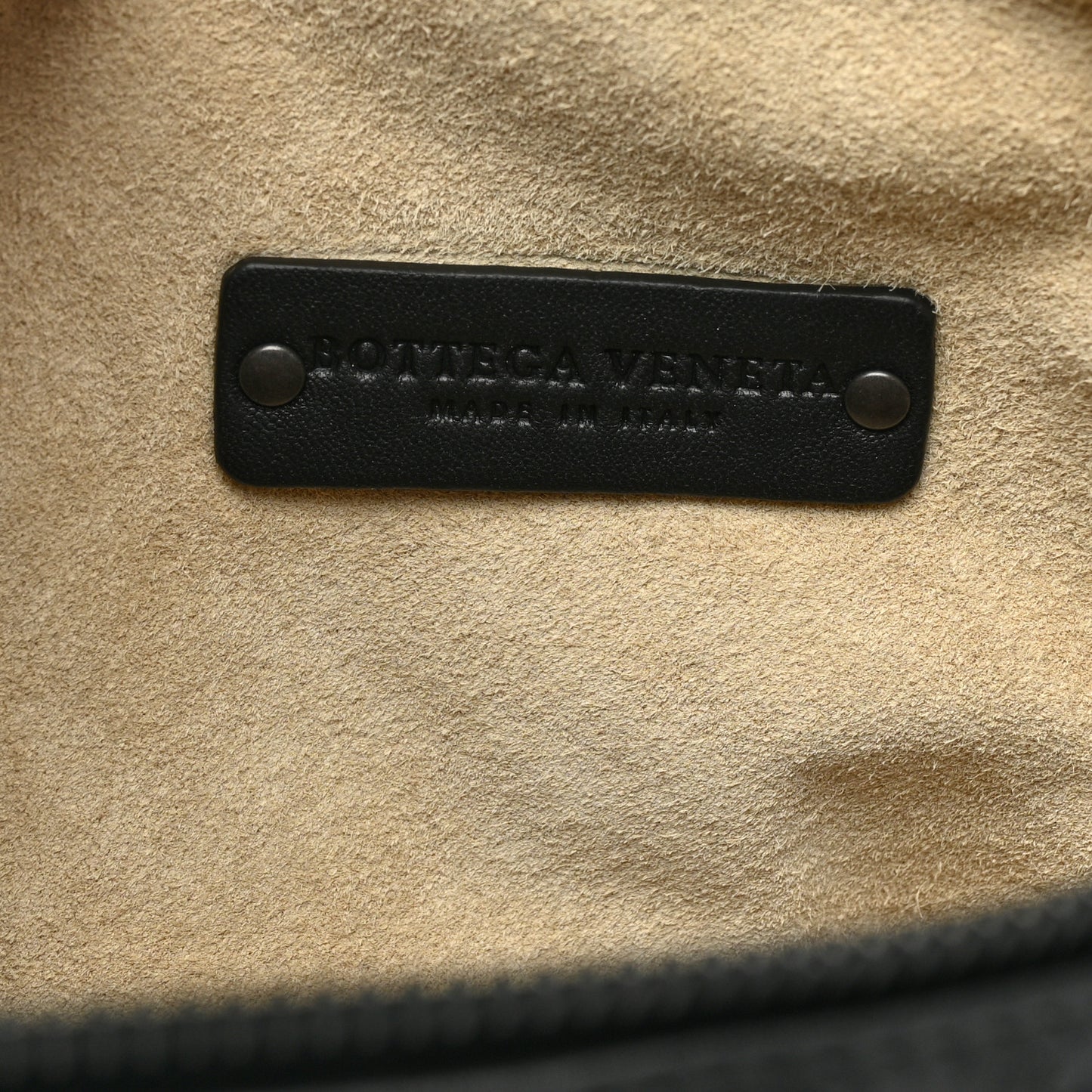 Nappa Intrecciato Small Shoulder Bag Black