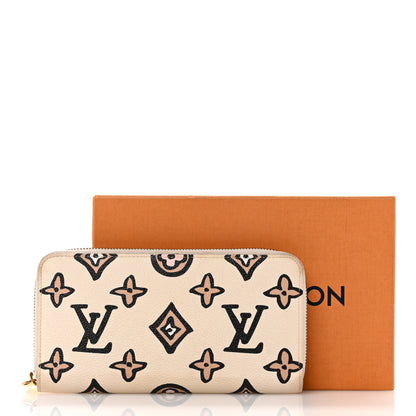 Louis Vuitton Monogram Giant Wild At Heart Zippy Wallet Creme 12 of 12
