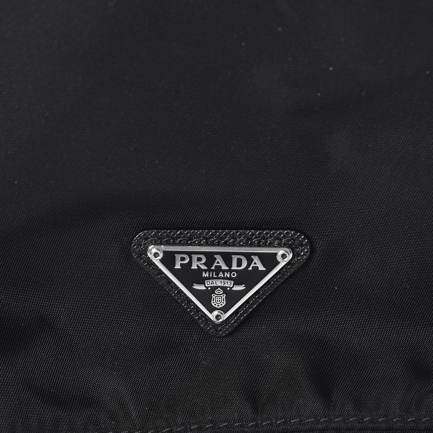 Nylon Vela Drawstring Pouch Black