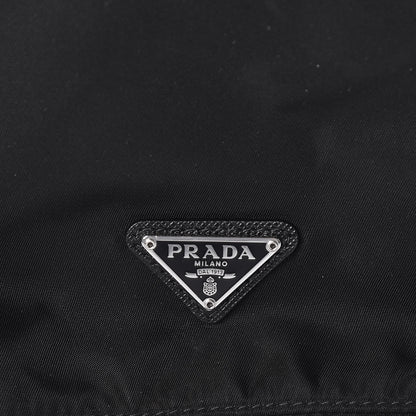 Prada Nylon Vela Drawstring Pouch Black 6 of 11