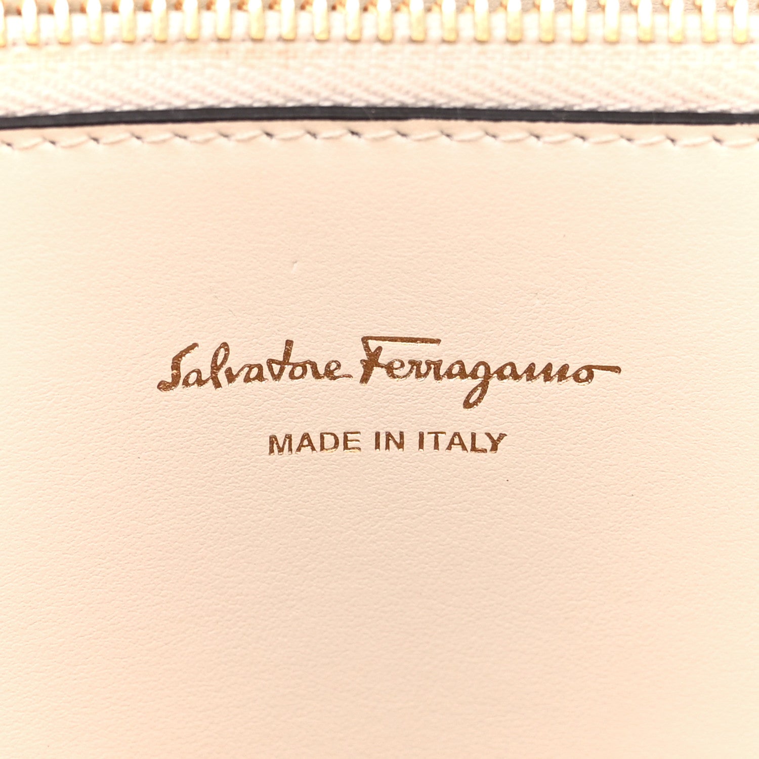 Salvatore Ferragamo Grained Calfskin Studio Top Handle Bag Burgundy Beige 7 of 15