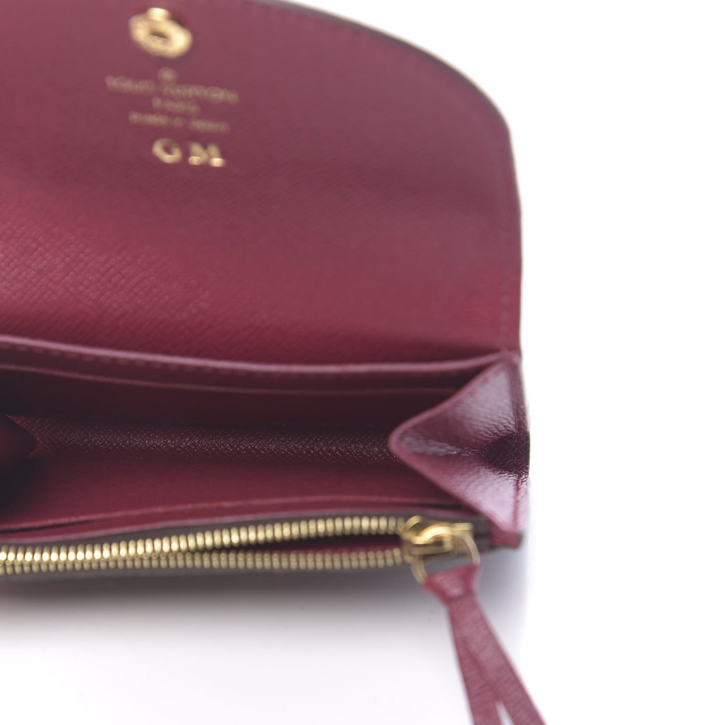 Monogram Rosalie Coin Purse Fuchsia