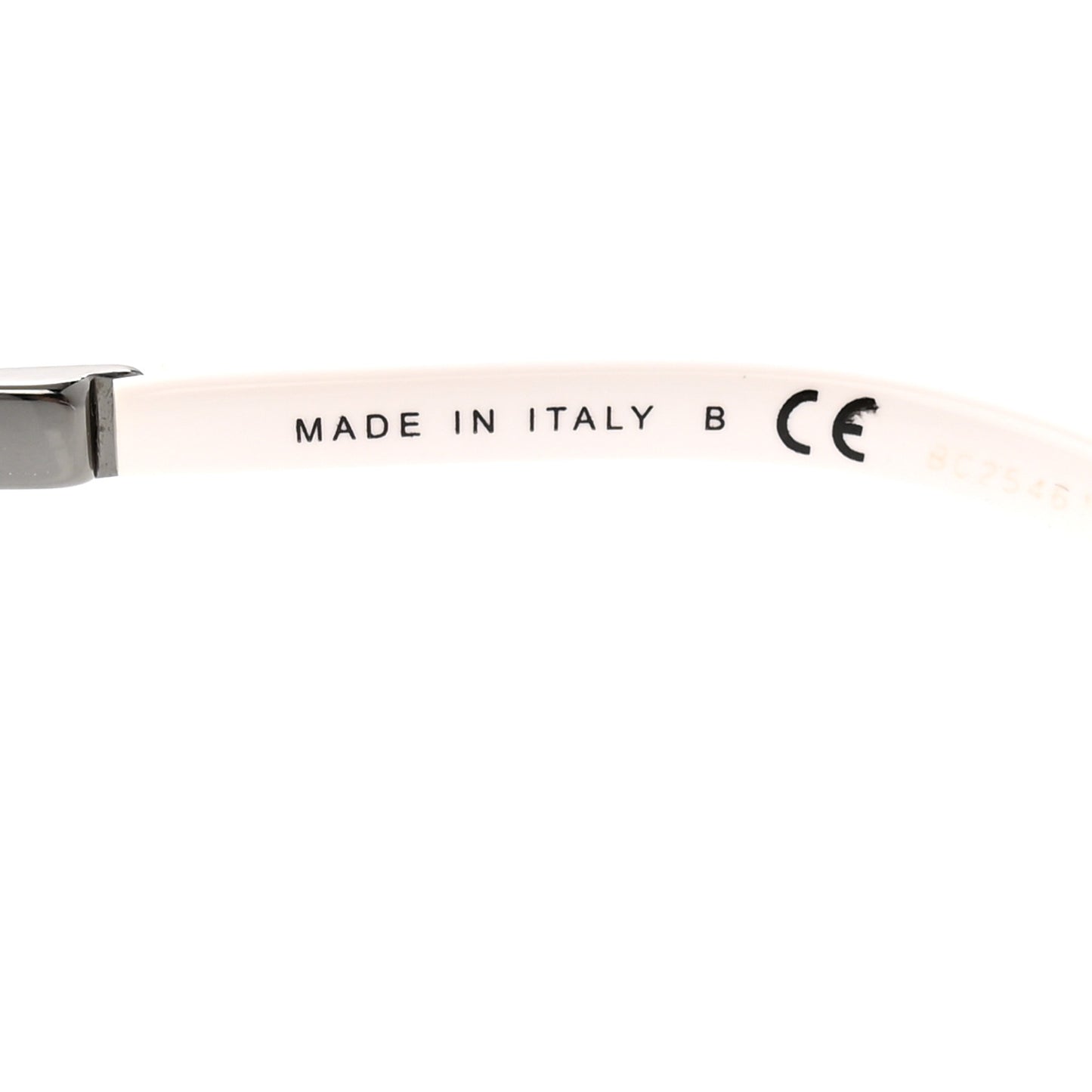 Acetate Butterfly Winter Pearl Sunglasses 5339-H White